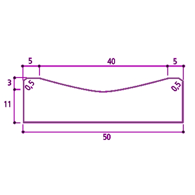 Bordure Caniveau B Ton Cc L X L X Ht Cm Thomas Sograma