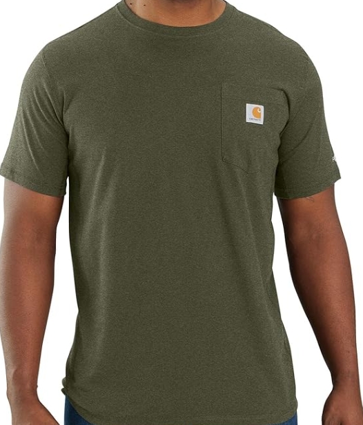 T-shirt Carhartt, Technologie Force, Vert