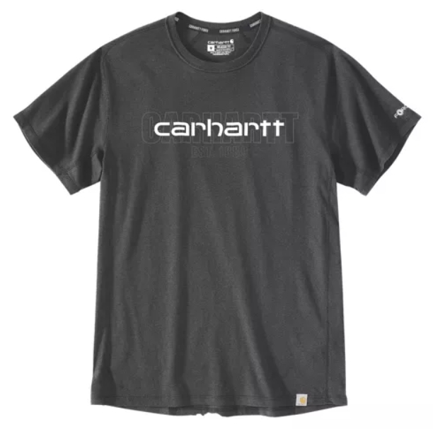 T-Shirt Carhartt, logo poitrine, technologie FORCE, gris foncé