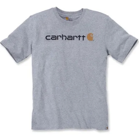 T-Shirt Carhartt, logo poitrine, gris clair